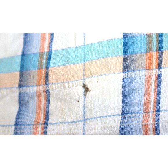 Tommy Bahama Relax Plaid Linen Cotton Shorts Size 36 Coastal Resort Aesthetic - Picture 3 of 6